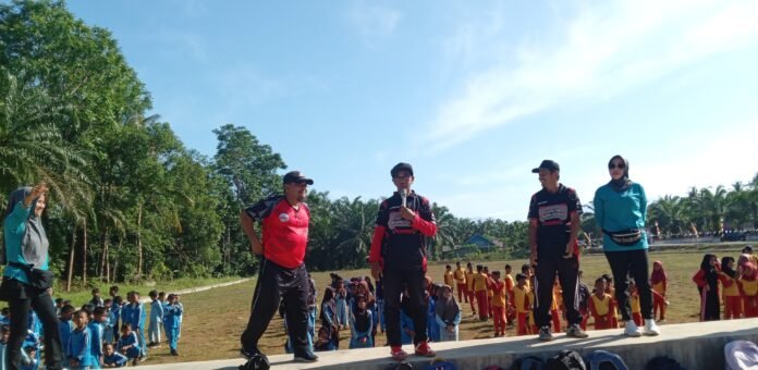 Dalam Rangka HUT Ke-41 Desa Arga Mulya, Senam Sehat dan Jalan Santai Bertabur Doorprize
