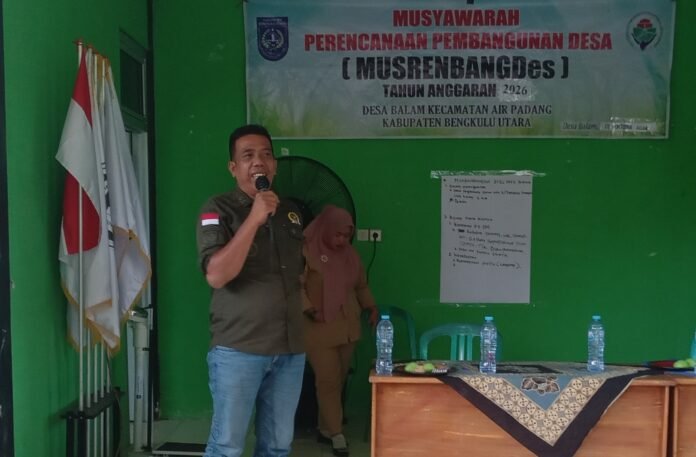 Tampung Aspirasi Warga, Pemdes Balam Gelar Musrenbangdes TA 2026