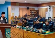 Wabup BU, Berharap Pandangan Raperda Perubahan Dapat Meningkatkan Pelayanan Yang Terbaik